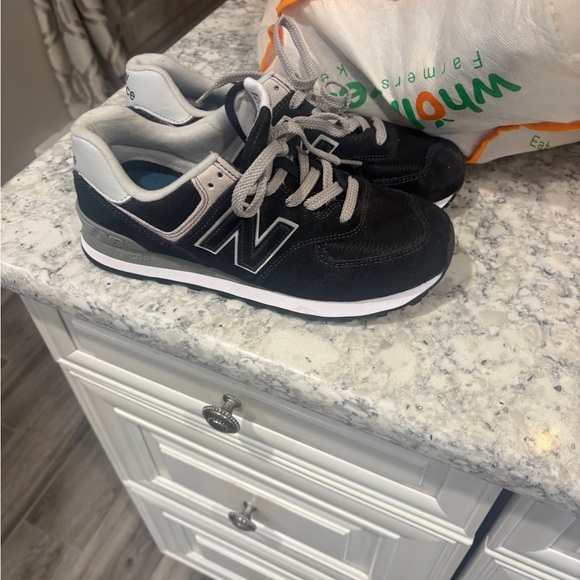 New Balance Black and White Sneakers - Picture 3 of 5